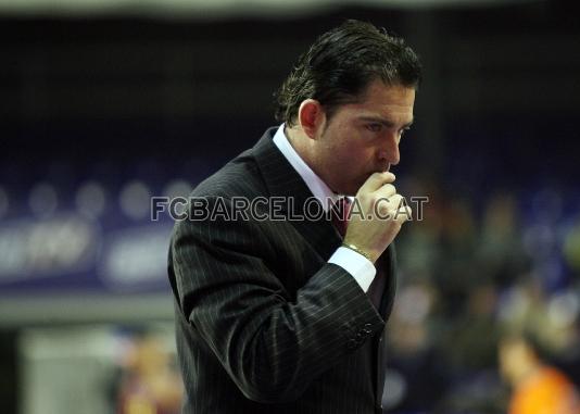 AXA FC Barcelona coach, Xavi Pascual.