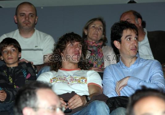 Carles Puyol, aix com Josep Guardiola o Bojan Krkic, no es va perdre el matx.