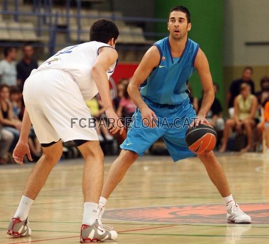 Navarro ha vuelto a jugar con el FC Barcelona.