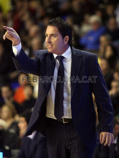 Xavi Pascual va elogiar els seus homes desprs del partit.