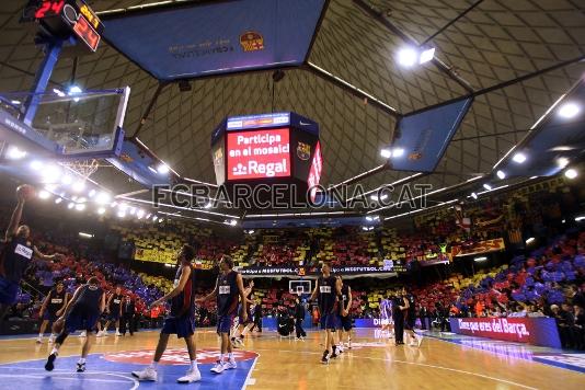 Rueda de calentamiento previa al clsico.