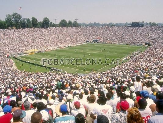 L'escenari del primer partit amists.