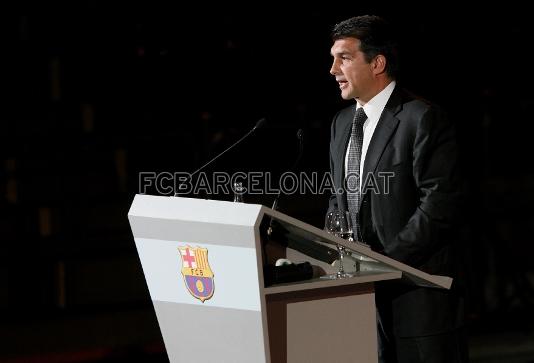 Laporta ha posat mfasi en la bonana econmica del club i el pressupost rcord de cara a la temporada 2008/09.