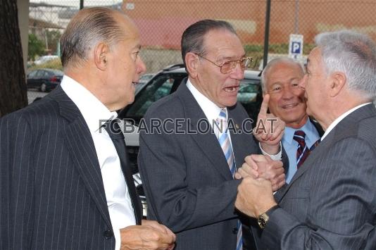 El Gran Capit, dialogant amb Surez, Tejada i Fust. Foto: D.C.