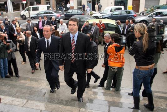 Els vicepresidents Alfons Godall i Jaume Ferrer.