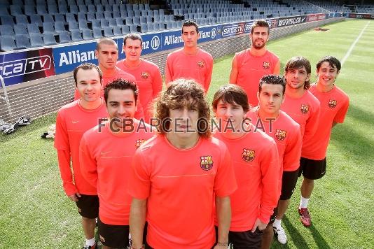 Fins a onze jugadors del primer equip del Bara han estat formats a casa.