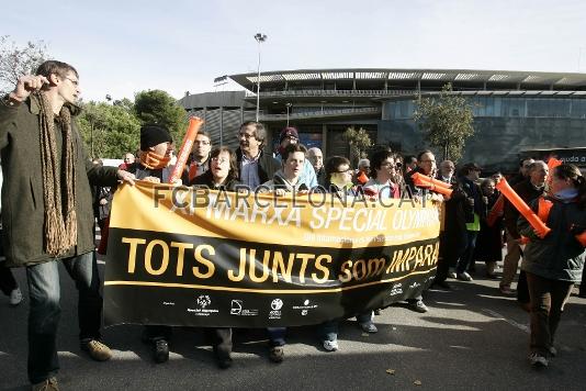 El objetivo de la marcha, que lleva el lema Tots junts som imparables es luchar para conseguir unas mejoras condiciones para las personas con discapacidad intelectual.