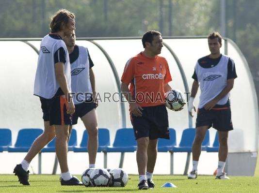 A lo largo de este año han desfilado diversos equipos que han podido usar las instalaciones azulgranas. Entre ellos, la Cultural Leonesa o el Celta, en la imagen.