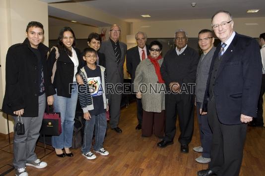 La delegacin del pas del sudeste asitico. (Foto: lex Caparrs, FCB)