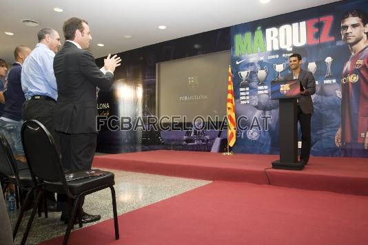 Comiat de Rafa Mrquez (31/7/2010).