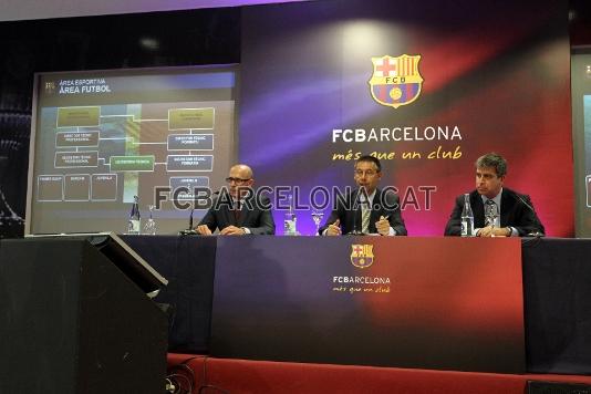 Presentaci de l'rea de futbol (2/7/2010).