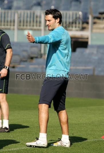 Zambrotta, back in the squad for the Levante game.