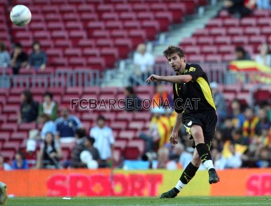 Piqu, en el Catalunya-Argentina disputado el 24 de mayo en el Camp Nou.