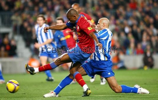 El pichichi Eto'o ha marcado dos goles.