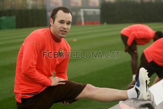 Iniesta ha recibido este martes el alta mdica.