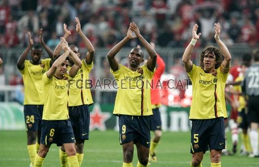 El partido internacional nmero 99, en el Allianz Arena (Champions, 2008/09).