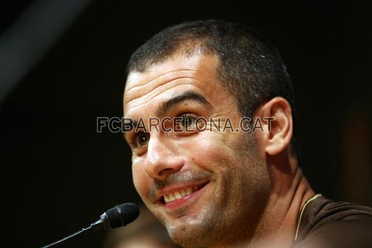 Josep Guardiola ha salido en rueda de prensa.