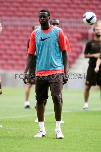 Tour, durant l'entrenament.