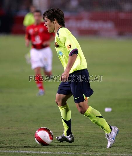 Debut de Bojan amb el Bara a l'amists davant l'Al-Ahly.