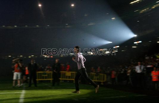 Guardiola ha entrat corrent al Camp Nou.