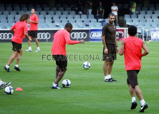 Els jugadors es tornaran a entrenar aquest dissabte.