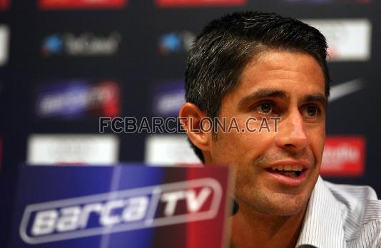 Desprs de l'entrenament, Sylvinho ha comparegut en roda de premsa.