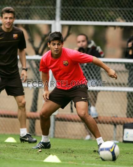 Nolito s'ha entrenat per primera vegada sota les ordres de Pep Guardiola.