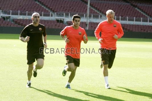 Gudjohnsen i Pedro, lesionats, han comenat a crrer.