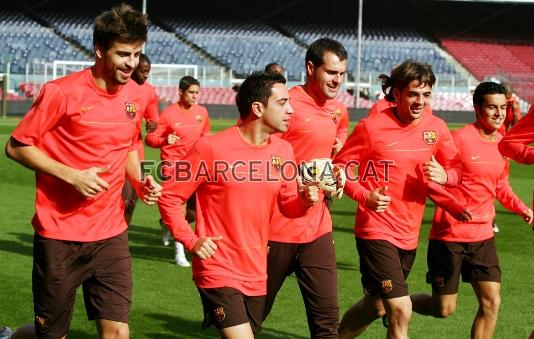 El equipo es lder en la Lliga y en el grupo C de la Champions.