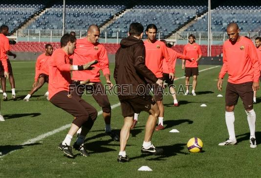 Rondo de calentamiento.