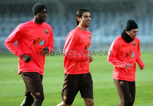 Mrquez se ha entrenado primero con el grupo y luego en solitario.