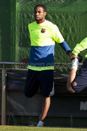 Keita, llegado esta semana de la Copa frica, ha sido convocado para el sbado. (Foto: lex Caparrs)