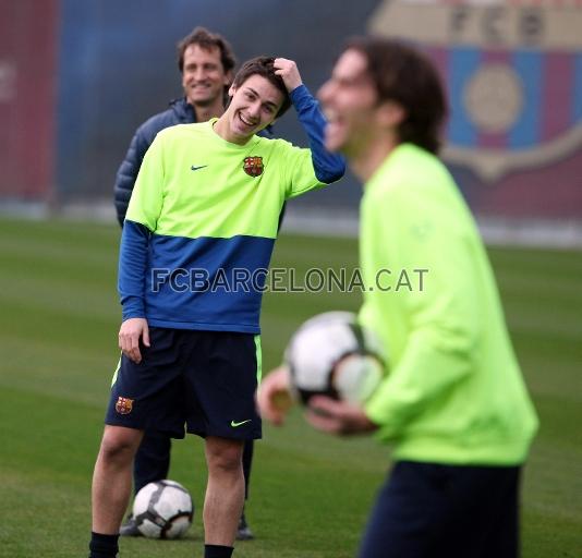 Rivarola ha estat la novetat. Foto: Miguel Ruiz (FCB).