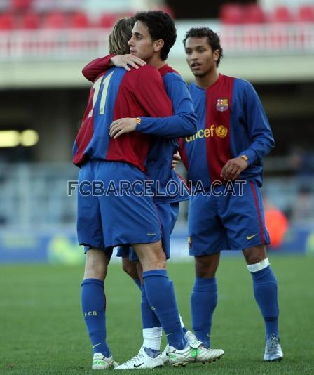 El veneol va arribar al Bara l'any 2005. A l'estiu del 2009 va fer el salt al primer equip. Foto: Arxiu FCB