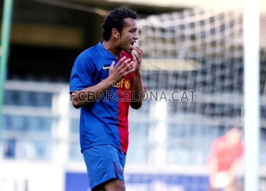 Jeffren, lamentant-se. Foto: Arxiu FCB