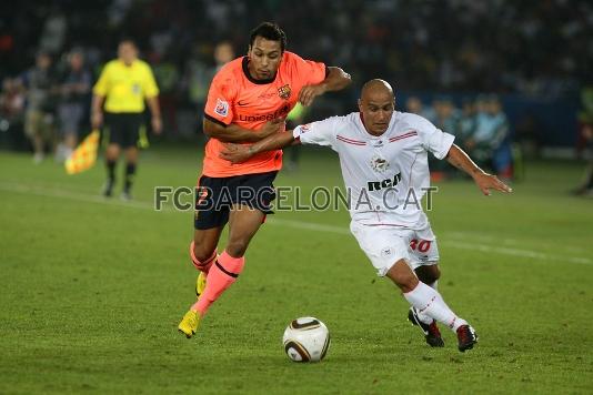 Potser la seva actuaci ms recordada sigui la de la final del Mundial de Clubs, quan va entrar amb 0-1 al marcador i es va convertir en un malson per a Clemente. Foto: Arxiu FCB