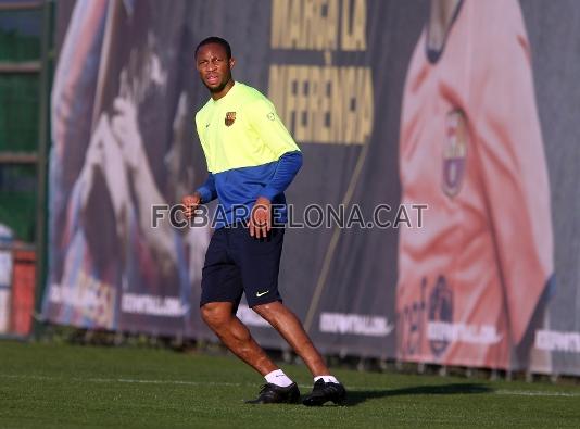 De mica en mica Keita va cremant etapes. Foto: Miguel Ruiz - FCB.