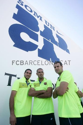 Pinto, Valds i Jorquera, el trio de porters blaugranes