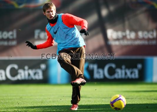 Participando en una sesin de entrenamiento