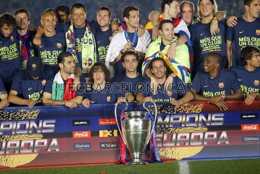 L'equip campi de la Lliga de Campions 2005/06.