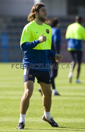 Chygrynskiy recibi el alta el viernes. (Foto: lex Caparrs - FCB)