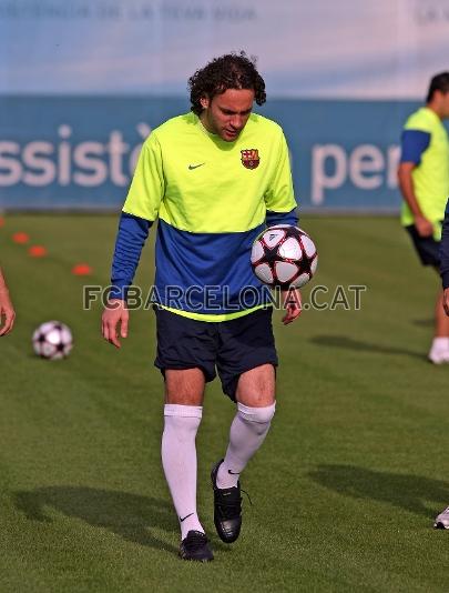 Milito, junto con Chygrynskiy, no viaja a Kazan. (Fotos: Miguel Ruiz)