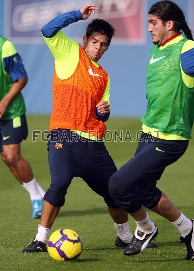 Han participat quatre jugadors del Bara Atltic: Oriol Romeu, Marc Bartra, Nolito i Dos Santos. (Foto: Miguel Ruiz - FCB)