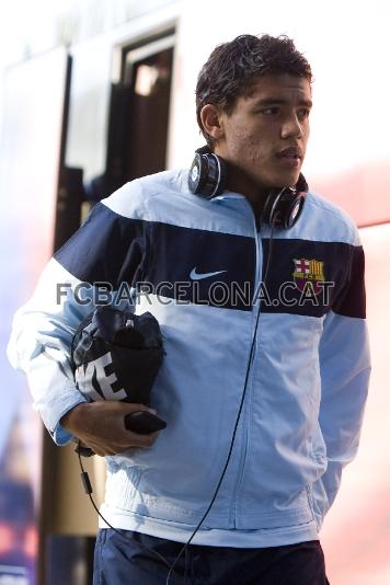 Jonathan Dos Santos, entre els convocats per a l'Inter. (Foto: lex Caparrs)