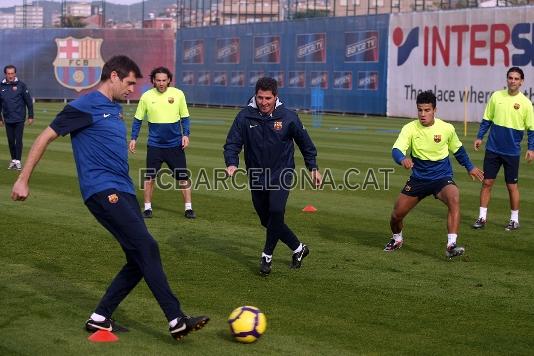 El d'aquest divendres ha estat l'ltim entrenament de la setmana. (Fotos: Miguel Ruiz, FCB)