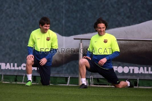 Milito encara la recta final de su recuperacin. (Foto: Miguel Ruiz, FCB)