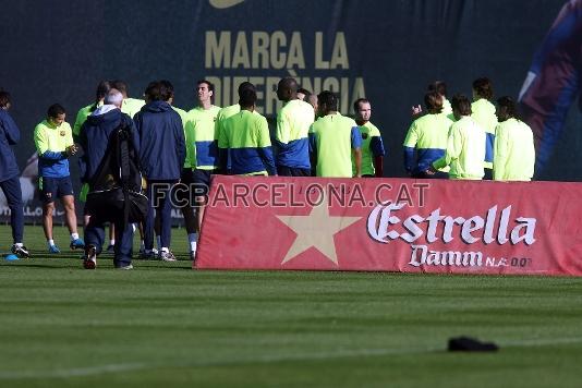 El Bara ha hecho el penltimo entrenamiento antes del clsico.