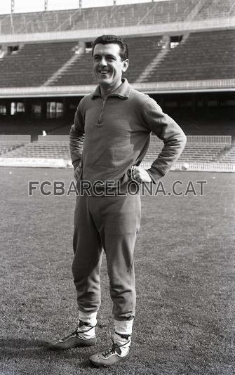 Colomer va nixer a Manacor el 7 de juliol de 1924 i va ser entrenador dels filials blaugranes Comtal i Atltic Catalunya. Foto: arxiu FCB.