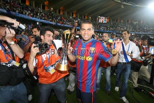 En Abu Dhabi, el hombre ms feliz del mundo. Foto: Archivo FCB