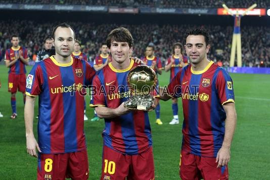 Los tres mejores del mundo. Fotos: Miguel Ruiz / lex Caparrs (FCB).